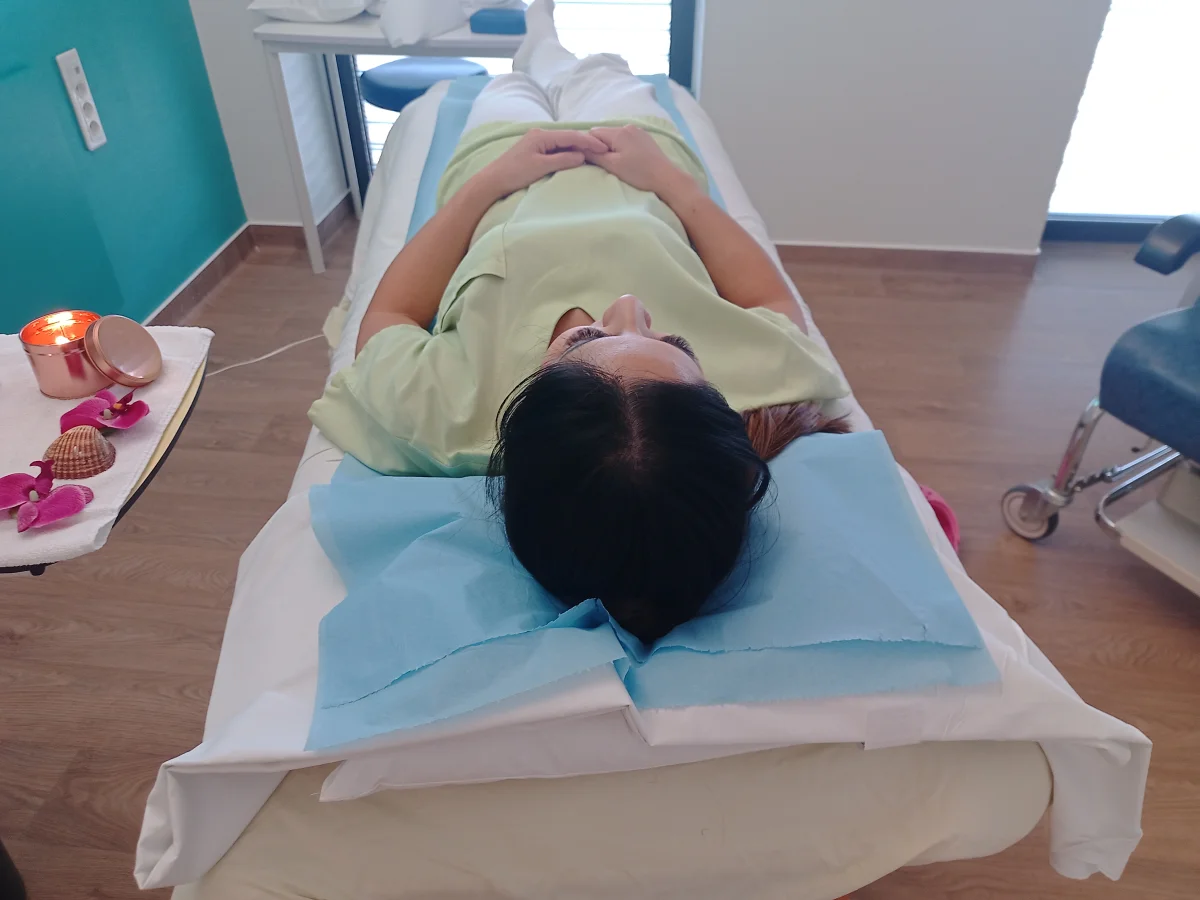 Séance massage sur table au cabinet